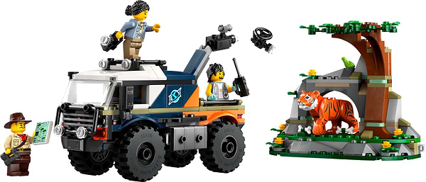 Фото - Конструктор LEGO City Іграшковий позашляховик для дослідження джунглів (60426)
