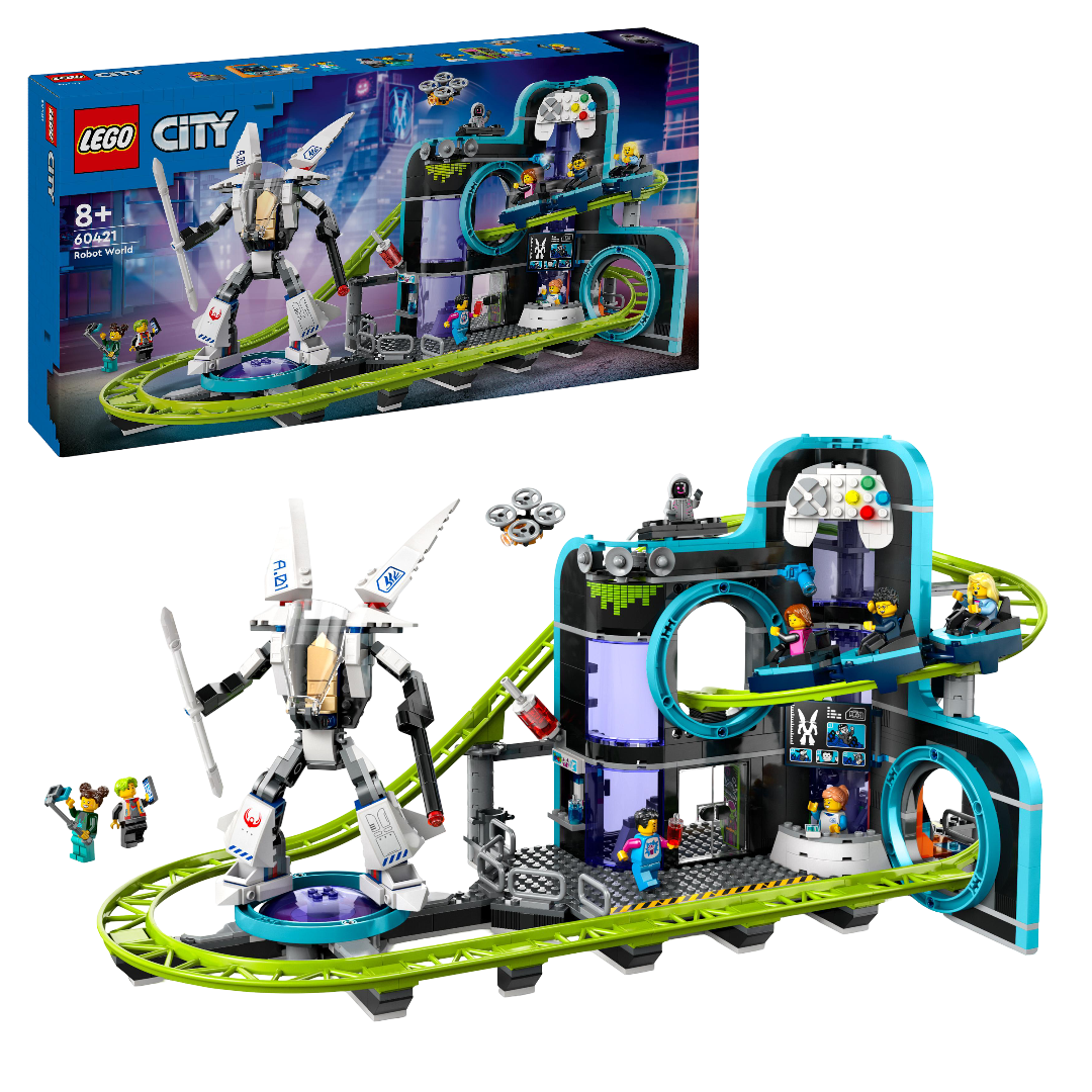 Купити Конструктор LEGO City Парк розваг «Світ роботів» (60421) - Фото 1 Конструктор LEGO City Парк розваг «Світ роботів» (60421) - Фото 1