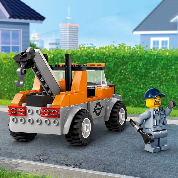 Фото - Конструктор LEGO City Эвакуатор и ремонт спортивных авто (60435)