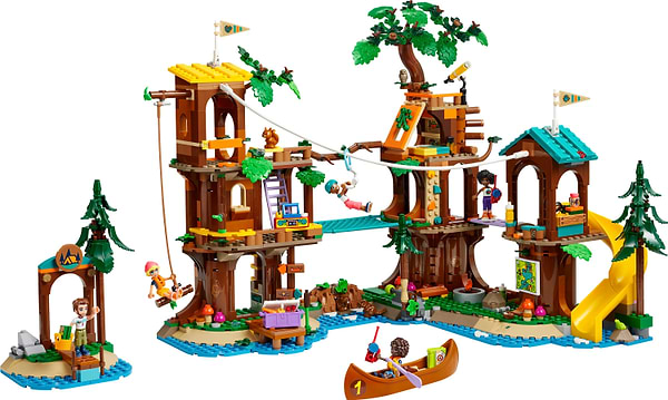 Фото - Конструктор LEGO Friends Домик на дереве в приключенческом лагере (42631)
