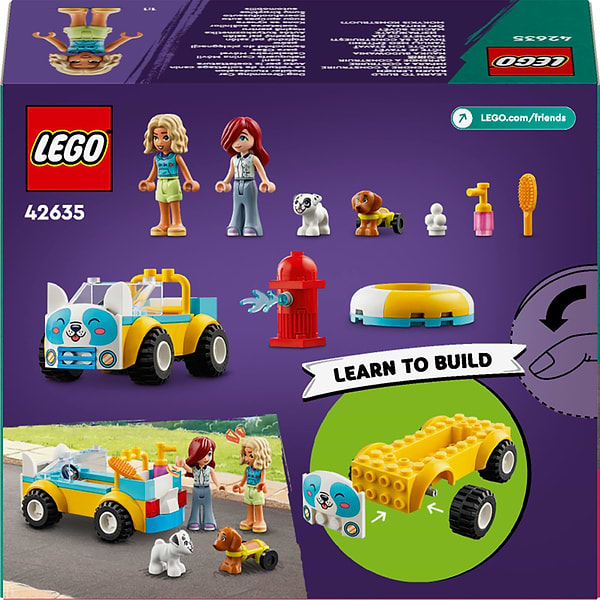 Фото - Конструктор LEGO Friends Авто собачого перукаря (42635)