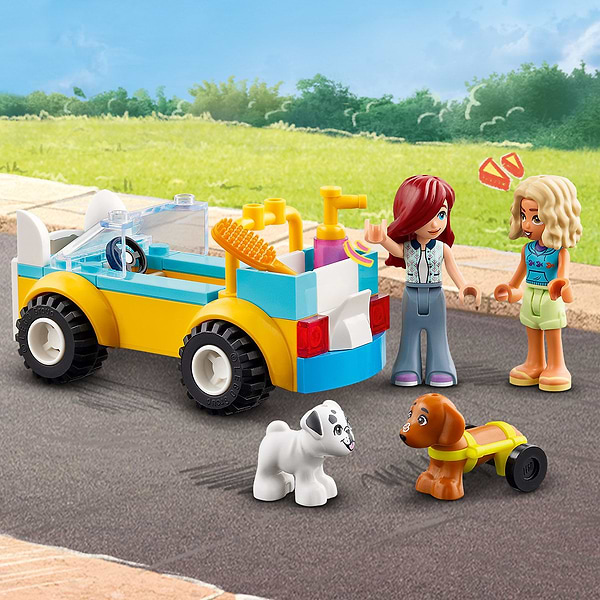 Фото - Конструктор LEGO Friends Авто собачого перукаря (42635)