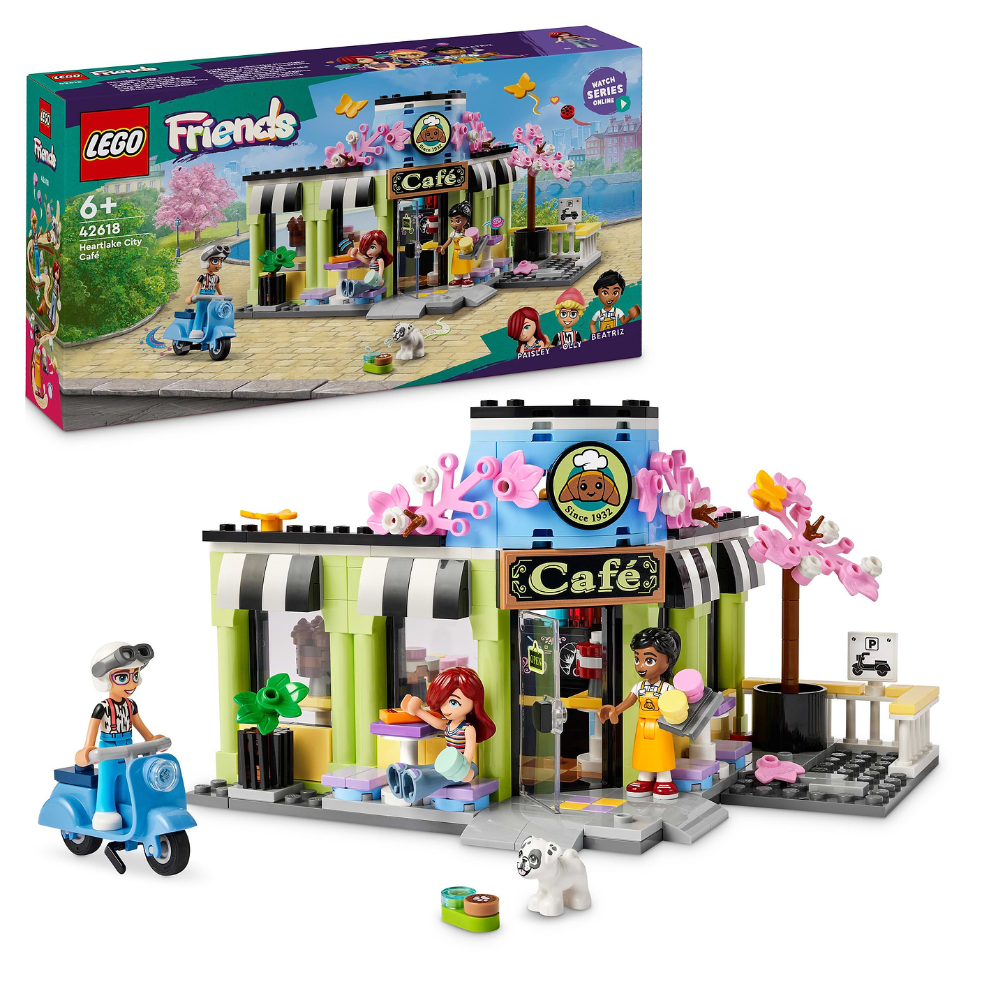 Конструктор LEGO Friends Кавʼярня Хартлейк-Сіті (42618) - Фото 1
