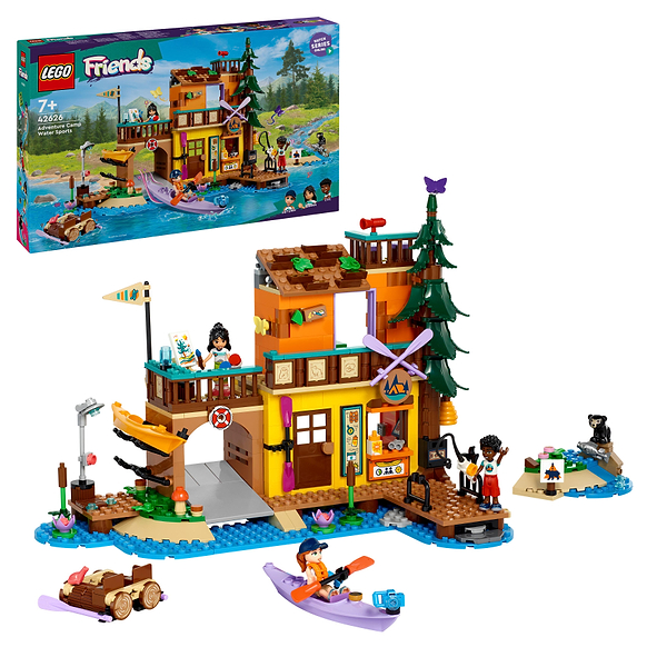 Фото - Конструктор LEGO Friends Водні види спорту в таборі пригод (42626)