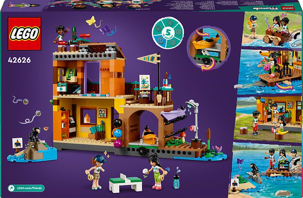 Фото - Конструктор LEGO Friends Водні види спорту в таборі пригод (42626)