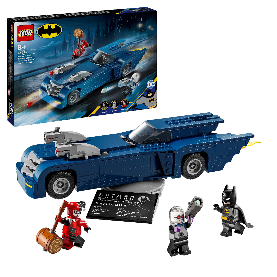 Конструктор LEGO DC Batman™ Бетмен на бетмобілі проти Харлі Квін і Містера Фріза (76274) - Фото 1