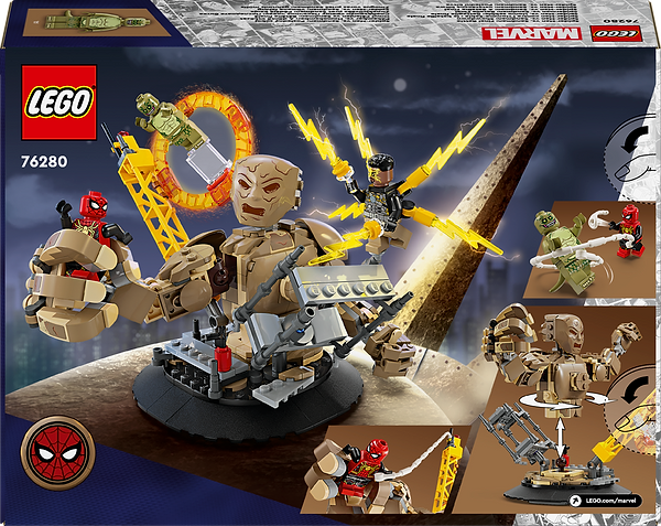 Фото - Конструктор LEGO Marvel Людина-Павук vs. Піщана людина: Вирішальна битва (76280)