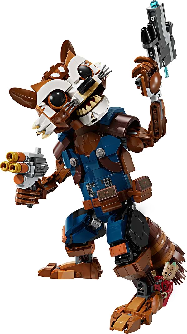 Фото - Конструктор LEGO Marvel Ракета й малюк Ґрут (76282)