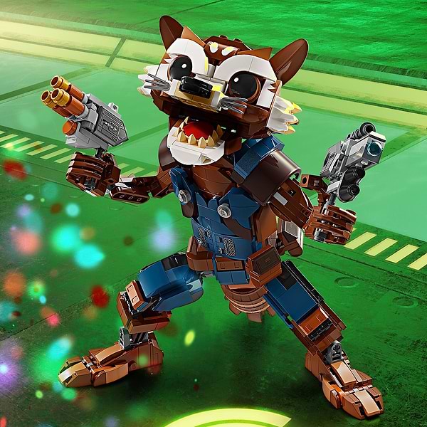 Фото - Конструктор LEGO Marvel Ракета й малюк Ґрут (76282)
