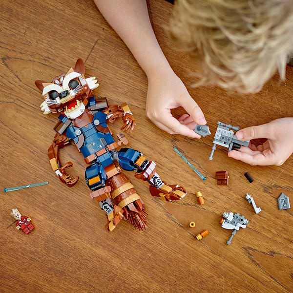 Фото - Конструктор LEGO Marvel Ракета й малюк Ґрут (76282)