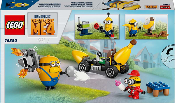 Фото - Конструктор LEGO Despicable Me Посіпаки й банановий автомобіль (75580)