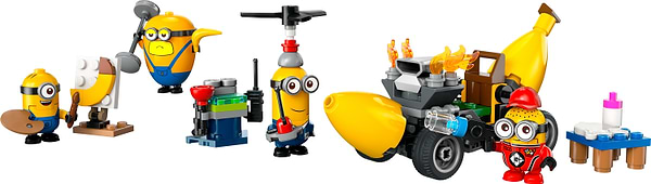 Фото - Конструктор LEGO Despicable Me Посіпаки й банановий автомобіль (75580)