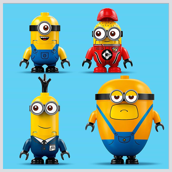 Фото - Конструктор LEGO Despicable Me Посіпаки й банановий автомобіль (75580)