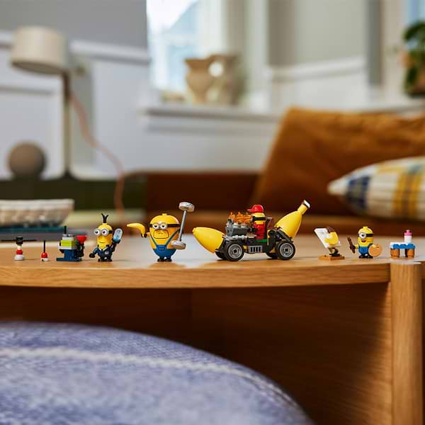 Фото - Конструктор LEGO Despicable Me Посіпаки й банановий автомобіль (75580)