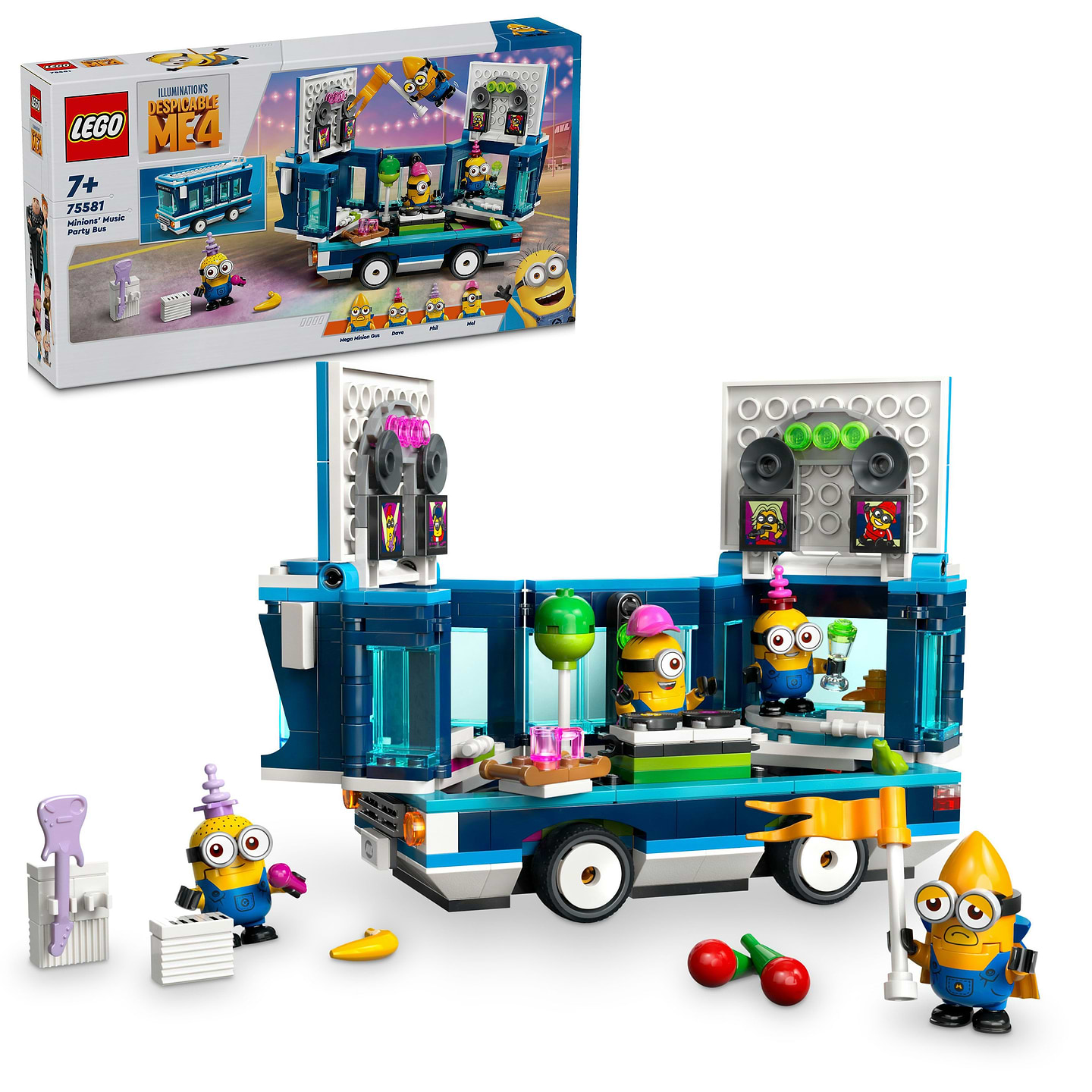 Конструктор LEGO Despicable Me Музыкальный автобус для вечеринок Миньонов (75581) - Фото 1