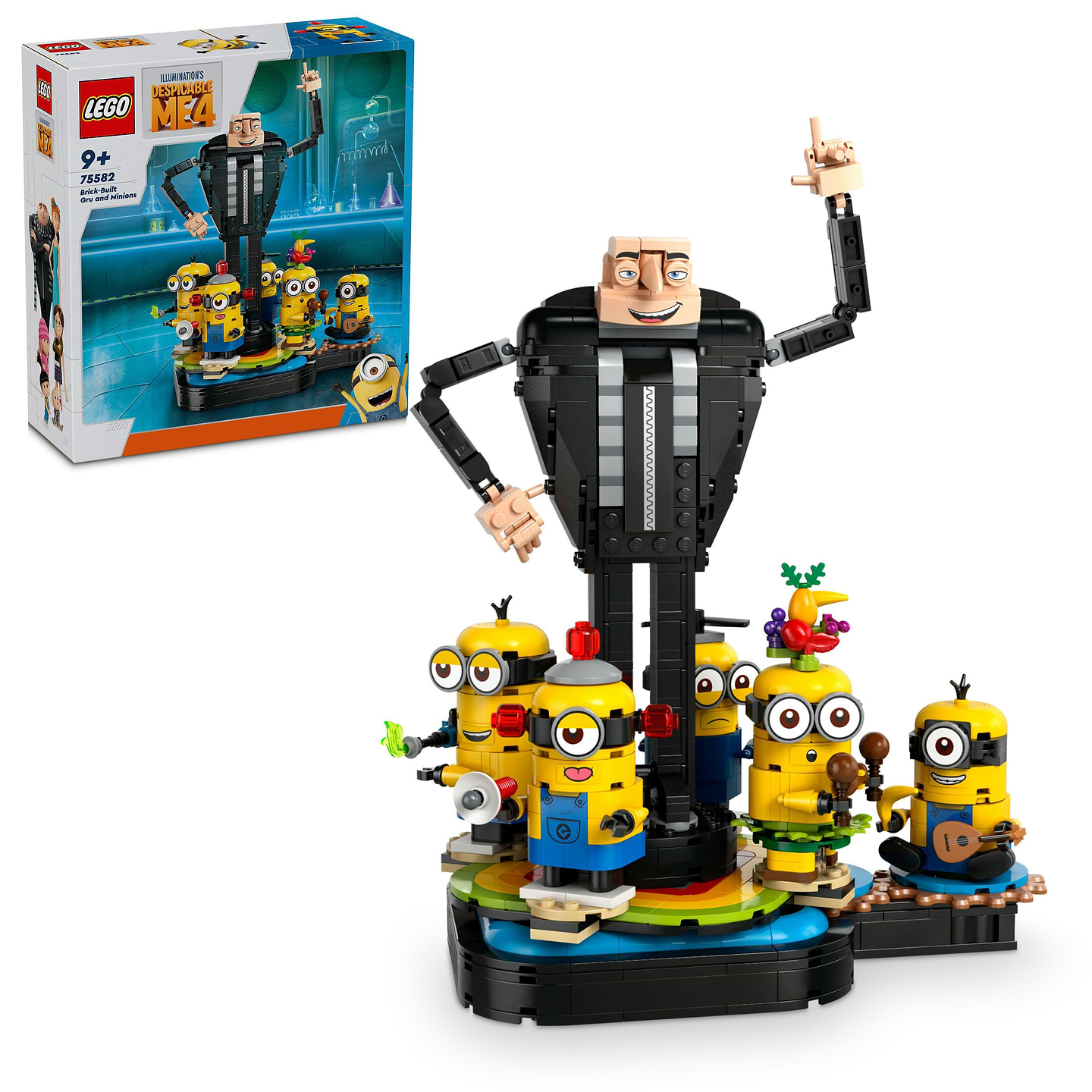 Конструктор LEGO Despicable Me Гру и миньоны из кубиков (75582) - Фото 1