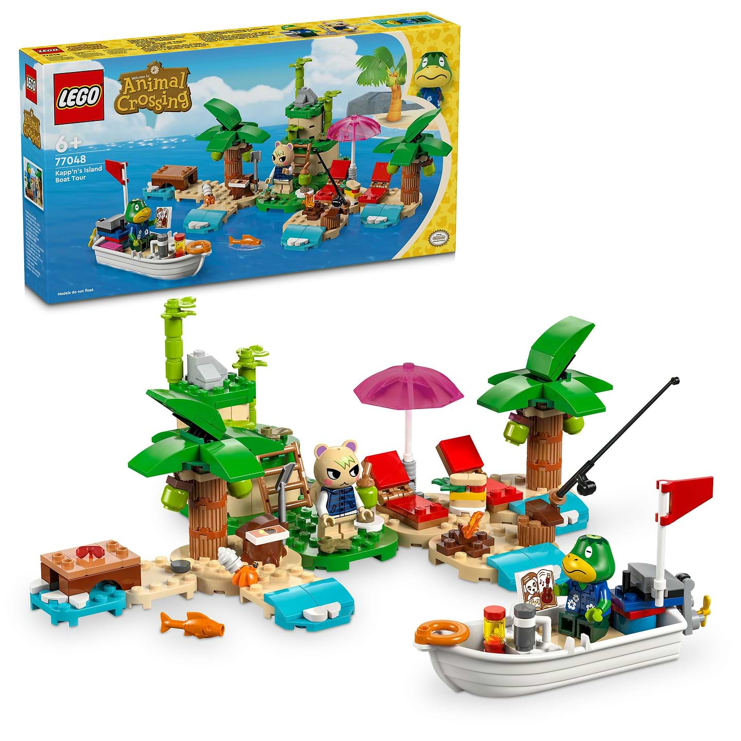 Конструктор LEGO ANIMAL CROSSING Островная экскурсия Kapp'n на лодке (77048) - Фото 1