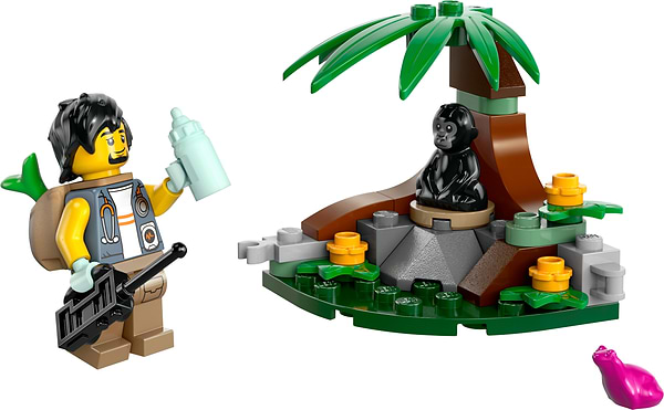 Фото - Конструктор LEGO Minifigures Зустріч із малям горили (30665)