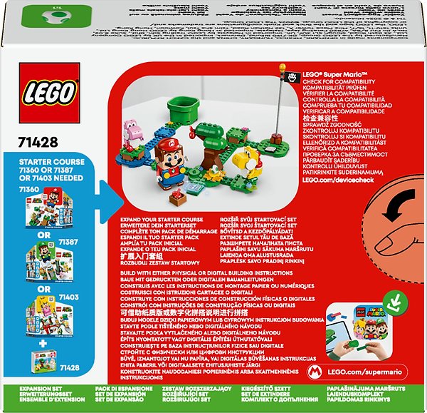 Фото - Конструктор LEGO Super Mario Прекрасный лес Yoshi. Дополнительный набор (71428)