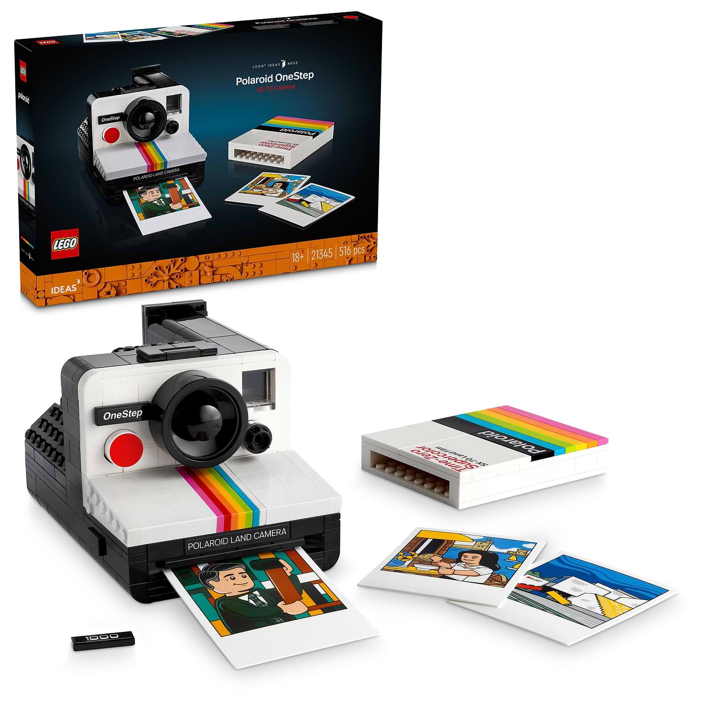 Конструктор LEGO Ideas Фотоаппарат Polaroid OneStep SX-70 (21345) - Фото 1