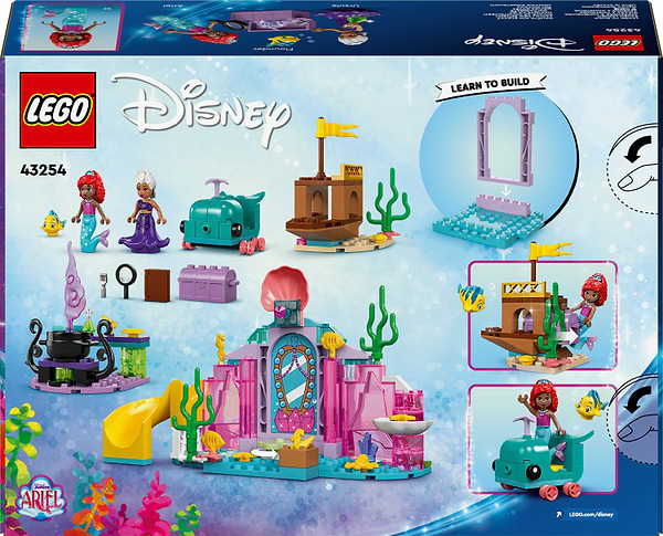 Фото - Конструктор LEGO │ Disney Princess Кришталева печера Аріель (43254)