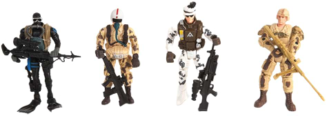 Игровая фигурка солдатики Chap Mei "Солдаты" SQUAD PATROL (545306)