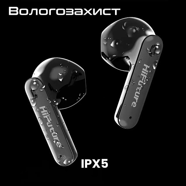 Фото - Навушники вкладиші бездротові TWS HiFuture colorbuds2.black