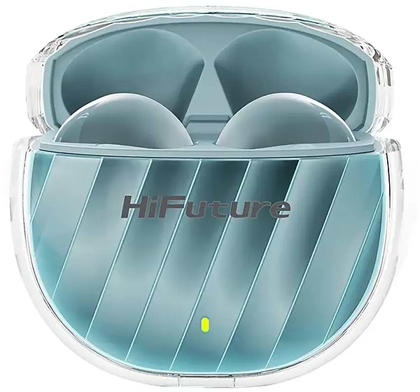 Фото - Наушники вкладыши беспроводные TWS HiFuture flybuds3.blue