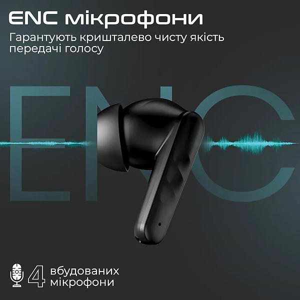 Фото - Навушники вкладиші бездротові TWS HiFuture sonicbliss.black
