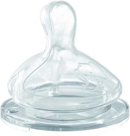 Великий потік соска дитяча силіконова Bebe Confort Emotion Physio з широкою основою 2 шт. розмір M