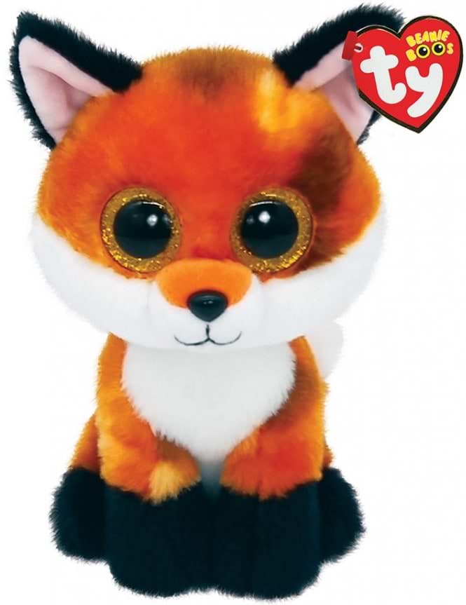 Мягкая игрушка глазастик TY Beanie Boos Лис "MEADOW" 15 см (36379)