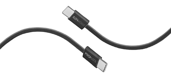 Фото - Кабель синхронизации данных Promate Type-C - USB Type-C (ecoline-cc200.black)