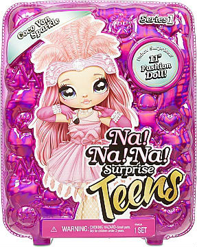 Фото - Кукольный набор Na! Na! Na! Surprise серии ''Teens'' Коко Фон Спаркл с аксессуарами (572596)