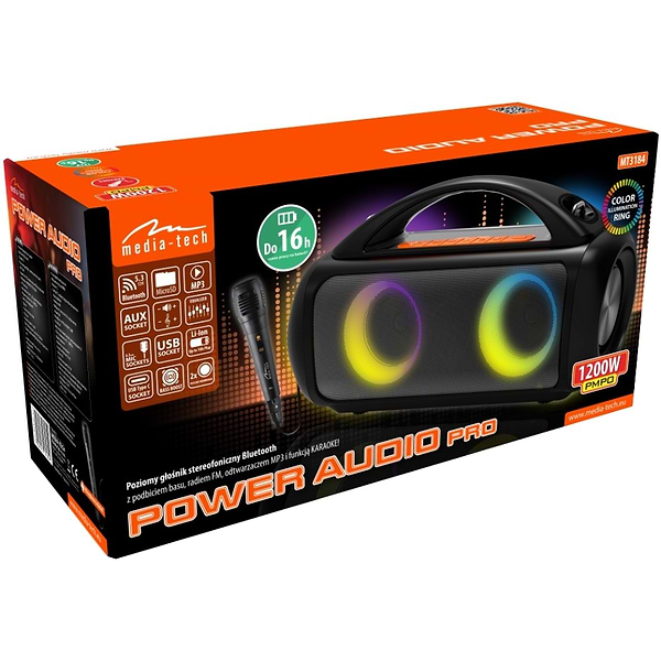 Фото - Портативна акустика Media-Tech MT3184