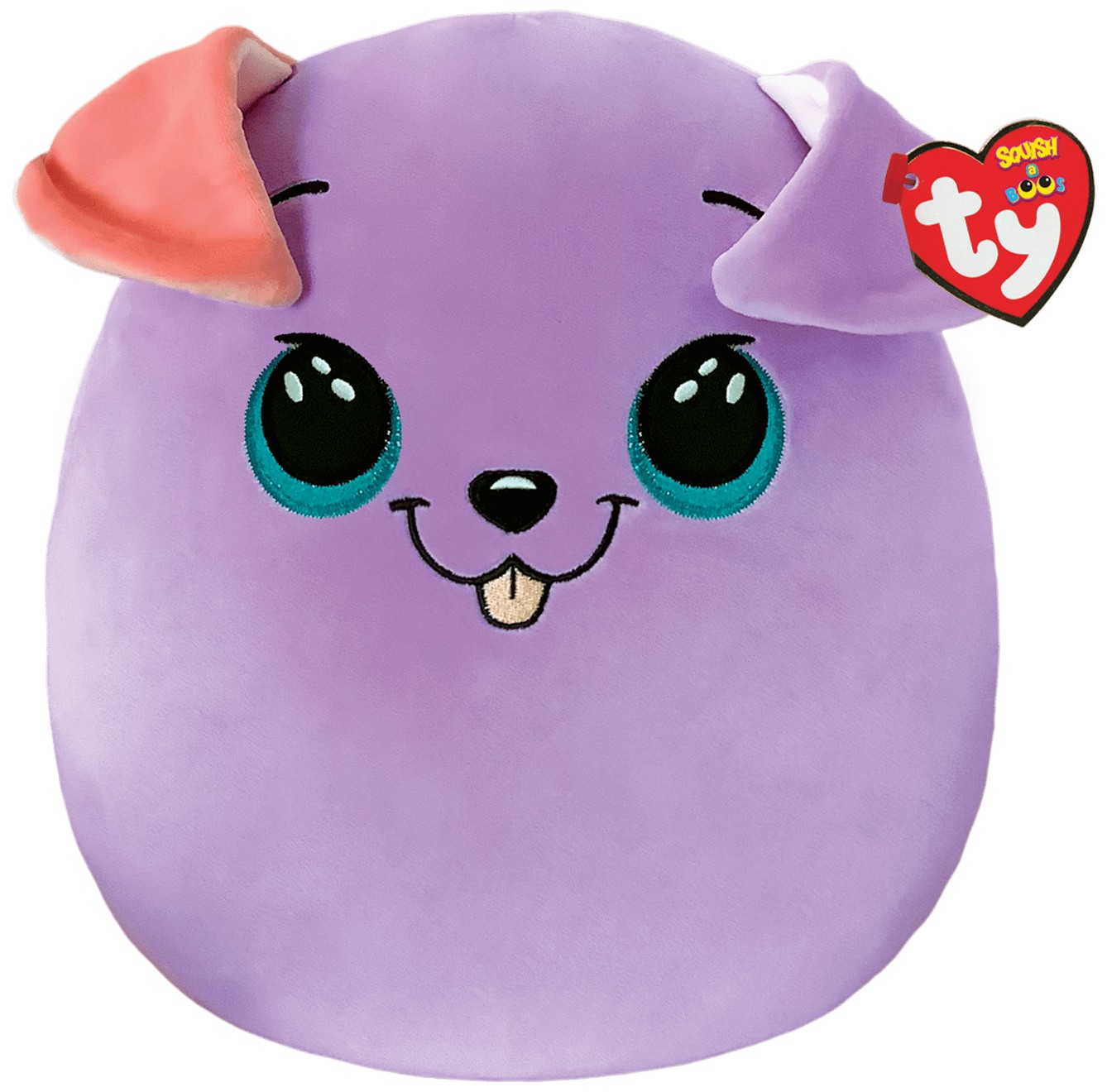 М'яка іграшка TY SQUISH-A-BOOS Фіолетовий пес "BITSY" 20 см (39225)