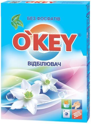 Засіб для видалення плям O'key Суперкислород 0.5 кг (4820049381566) - Фото 1