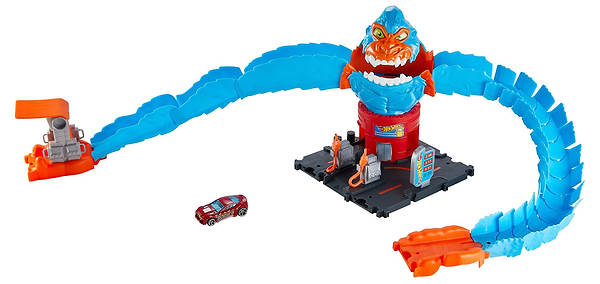 Фото - Ігровий набір Hot Wheels "Порятунок від горили" серії "Небезпечні створіння" (HDR30)