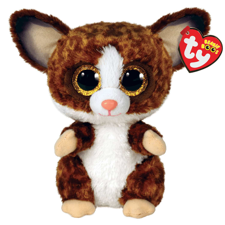 Мягкая игрушка глазастик TY Beanie Boo's Лемур "BINKY" 25см (37287)