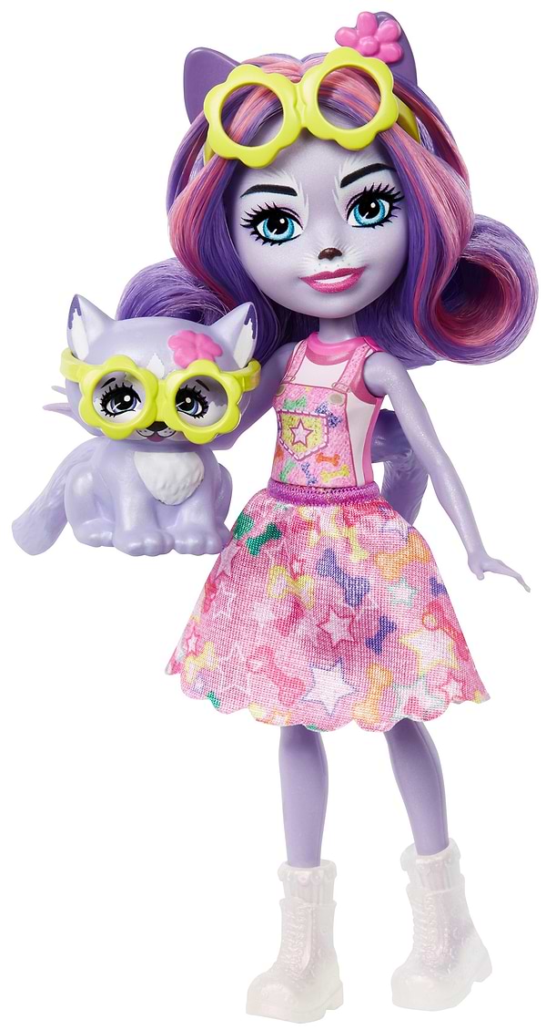 Фото - Уценка - Коллекционная кукла Enchantimals "Хаски Хадлей" (HHB90)