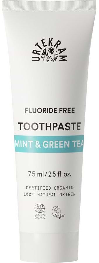 Фото - Зубная паста Urtekram Органическая Зеленый чай/Мята 75 мл (5765228837832)