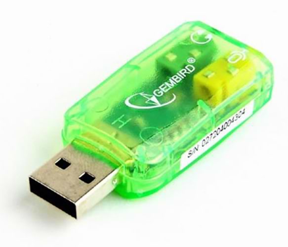 Фото - Звукова карта Gembird SC-USB-01 Green