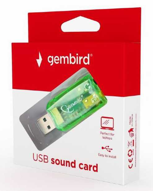 Фото - Звукова карта Gembird SC-USB-01 Green