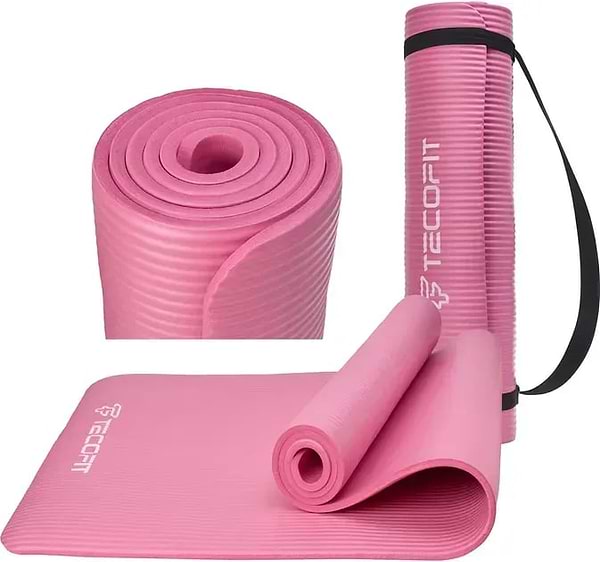 Фото - Коврик для йоги и фитнеса TECOFIT 183х61х1 см NBR Pink (TOP20106462/3)