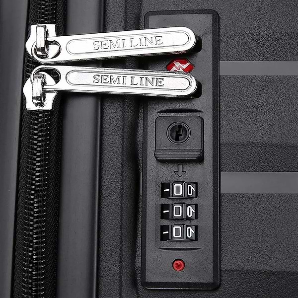 Фото - Чемодан Semi Line L Black (T5794-3)