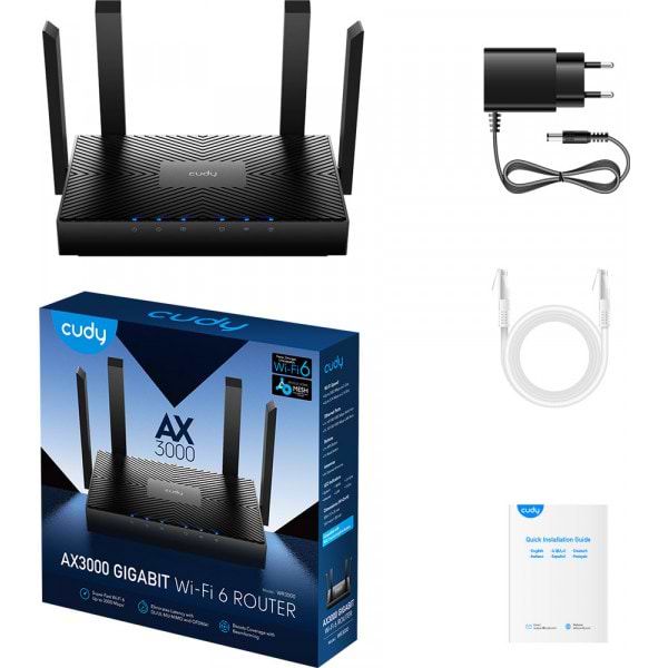 Фото - Маршрутизатор інтернет WiFi6 Cudy WR3000_EU V1.0