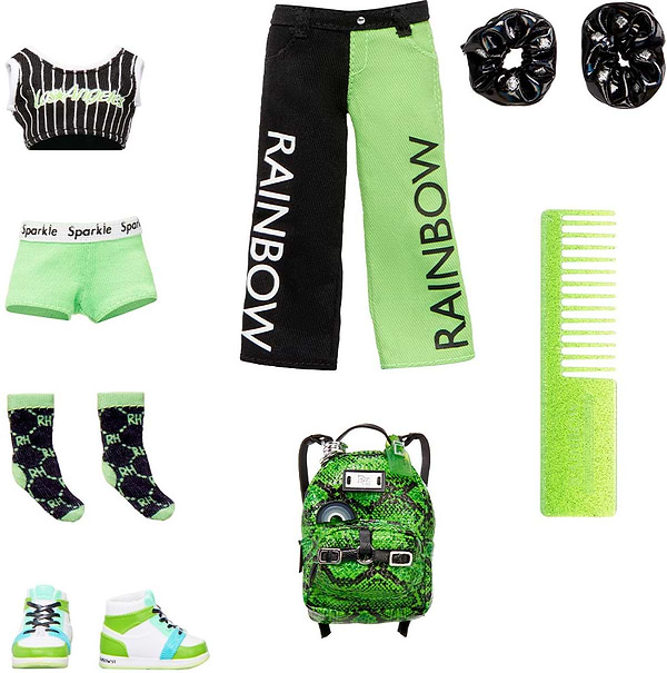 Фото - Ляльковий набір Rainbow High "Junior" - ДЖЕЙД ХАНТЕР (з аксесуарами) (579991)