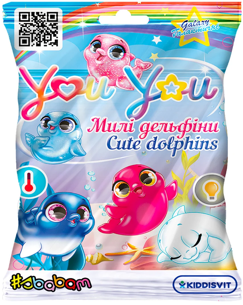 Ігрова фігурка-сюрприз #sbabam YOU YOU – МІЛІ ДЕЛЬФІНИ 12 шт. (58/CN21-CDU)