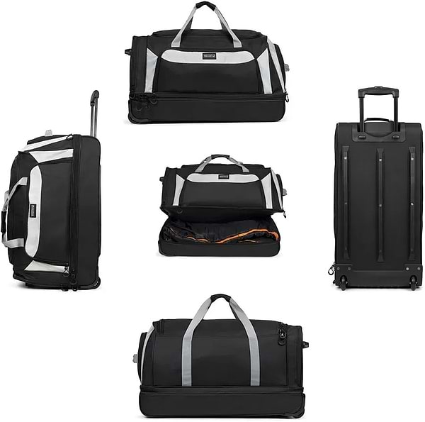 Фото - Сумка дорожня TravelZ Wheelbag Doubleloader Black (603098)