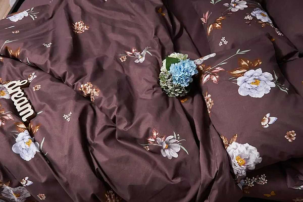 Фото - Підковдра полуторна Moon&Star Premium Floral Mocha 143x210 см (MS-870000545)