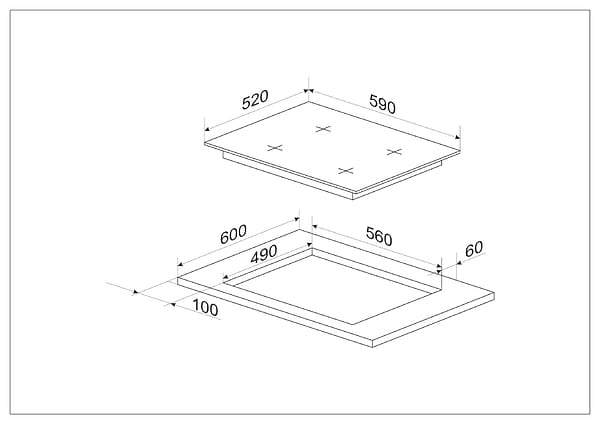 Фото - Духовой шкаф + варочная панель газовая Hansa FCGS68326